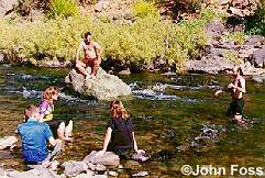 Cooling off after the ride