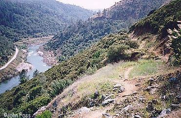 Novice Trail seen from
Expert Trail