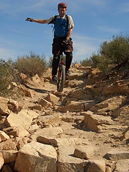 John Foss on the Iron Mountain Trail
