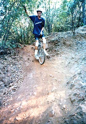 Brett down "The Wall"